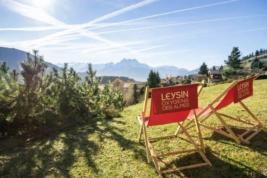 La Petite Silene Apartment Leysin Bagian luar foto